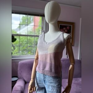 Colorblock Knit Tank Top